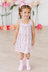 springtime-bows-ruffle-cross-back-dress Mila & Rose at Sophia's Style-Springtime Bows Ruffle Cross Back Dress-2T-Ruffle Cross Back Dress-1